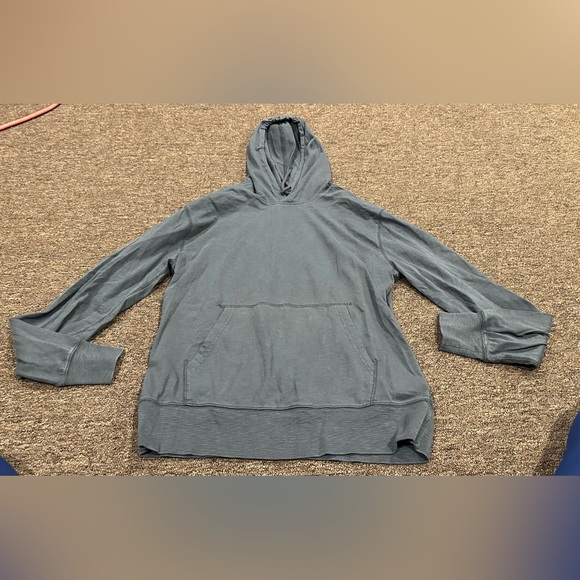 J. Crew Other - J-Crew Men's Garnent Dyed Gray Casual All Season Cotton Hoodie Sweater M